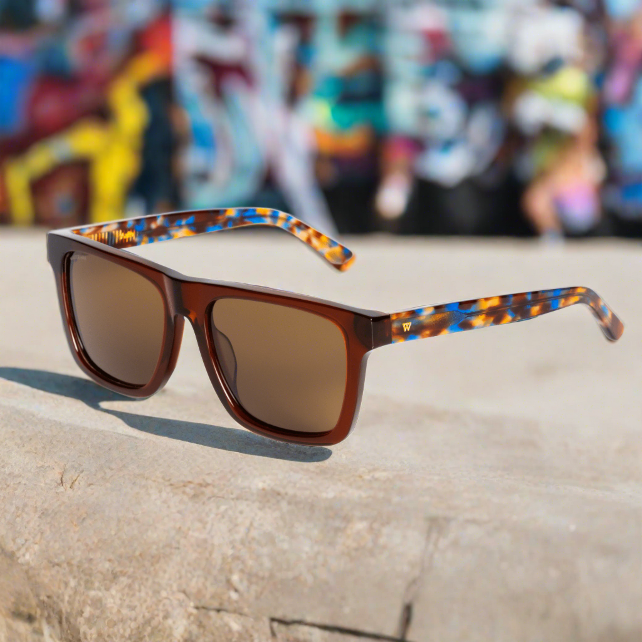WALTER HILL AALTO | Havana Two-Tone Polarized Sunglasses