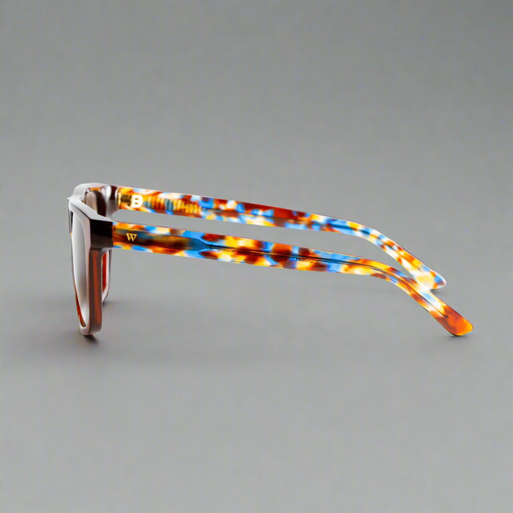 Walter Hill Sunglasses Medium/Large / Polarized Cat.3 / Mazzucchelli Acetate AALTO - Havana - Two-Tone