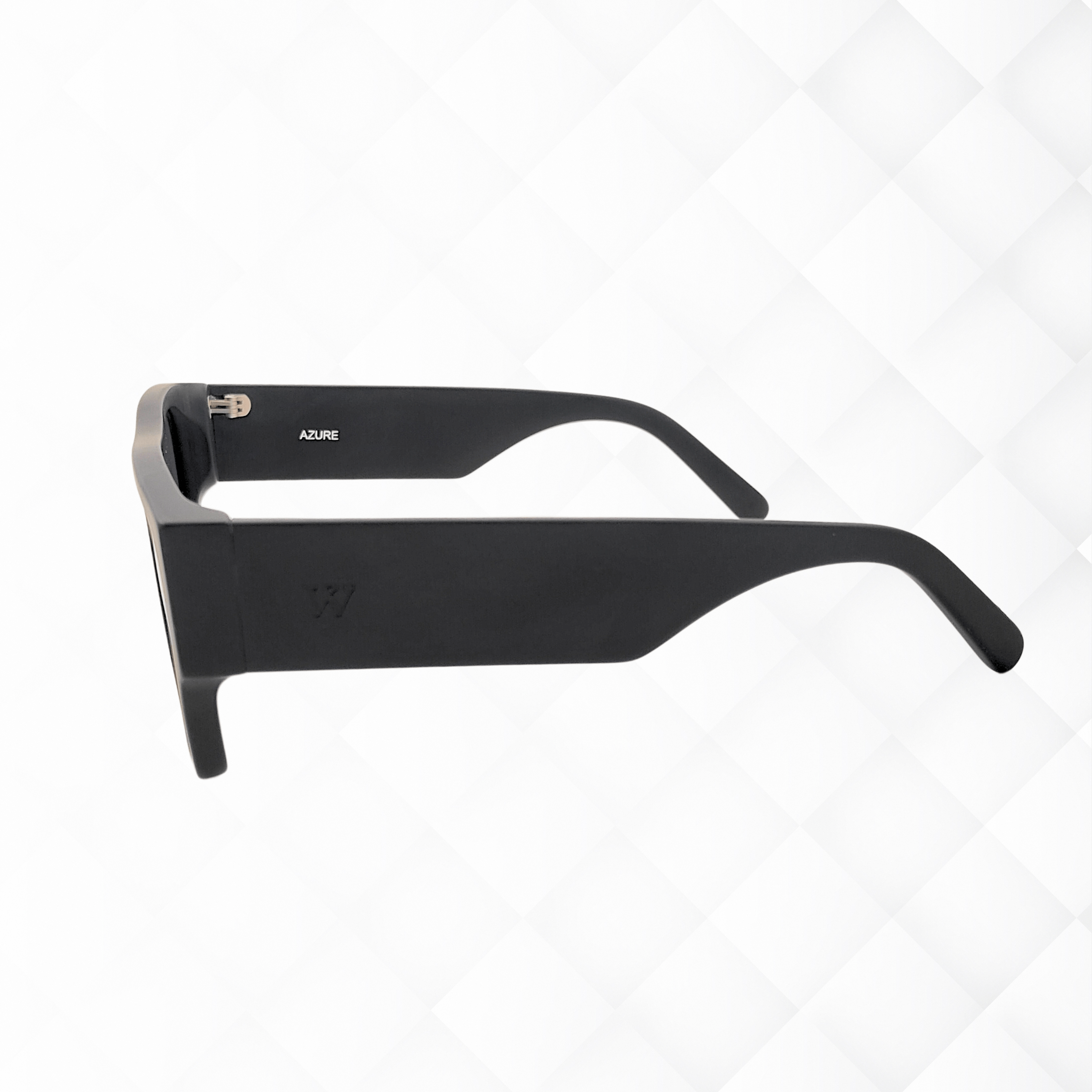 Walter Hill Sunglasses AZURE - Matte Black - Blue