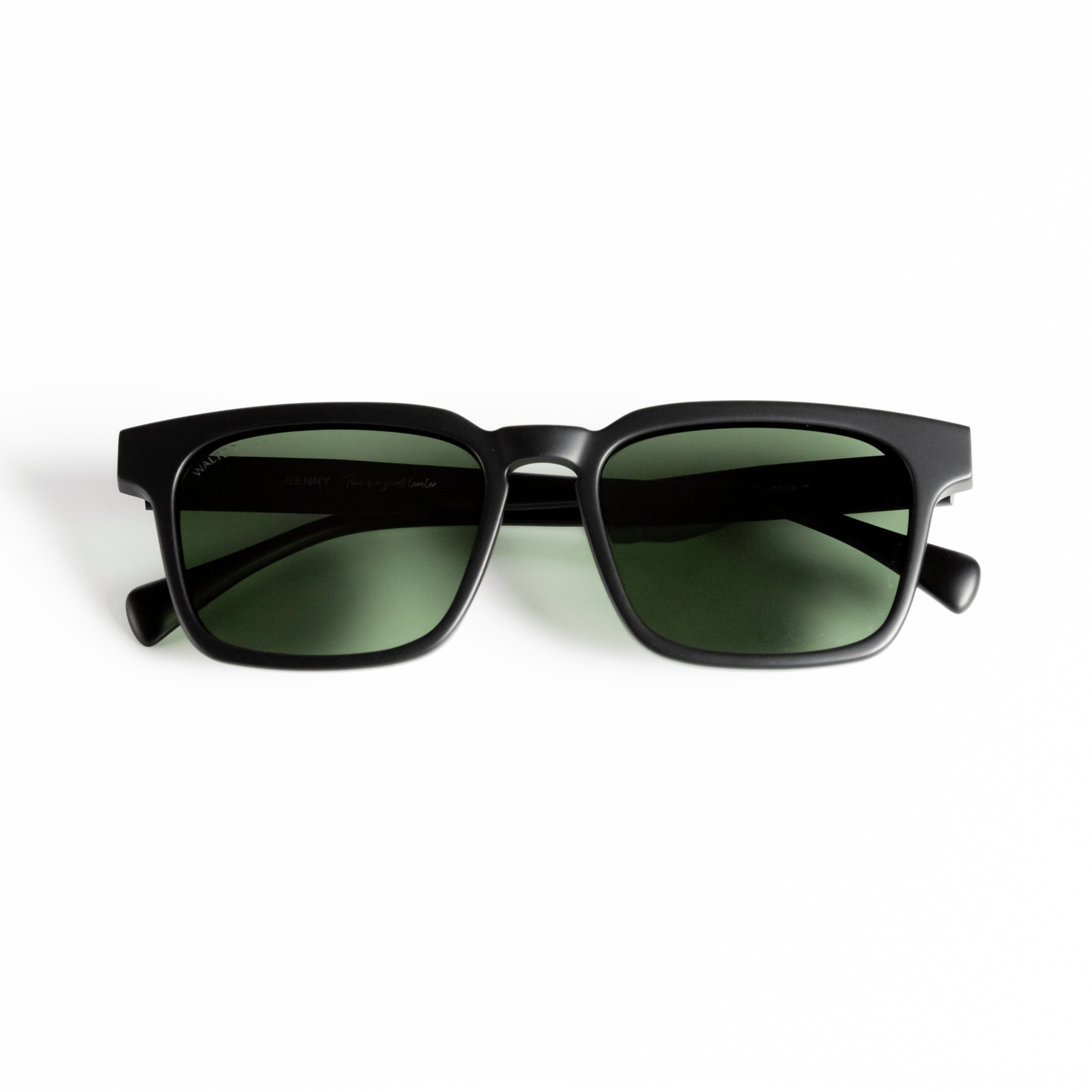 Walter Hill Sunglasses Standard / Polarized Cat.3 / Mazzucchelli Acetate BENNY - Matte Black