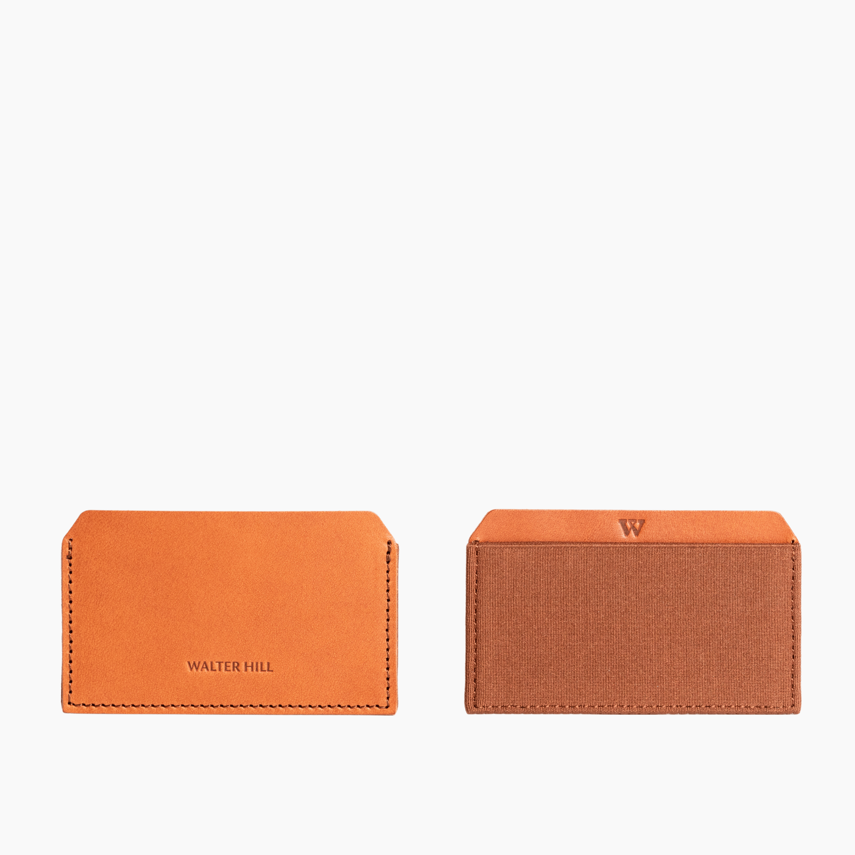 Walter Hill Wallets & Money Clips Tan / 2-8+ Cards / Italian Vegetable Tanned Leather CARD HOLDER WALLET - TAN