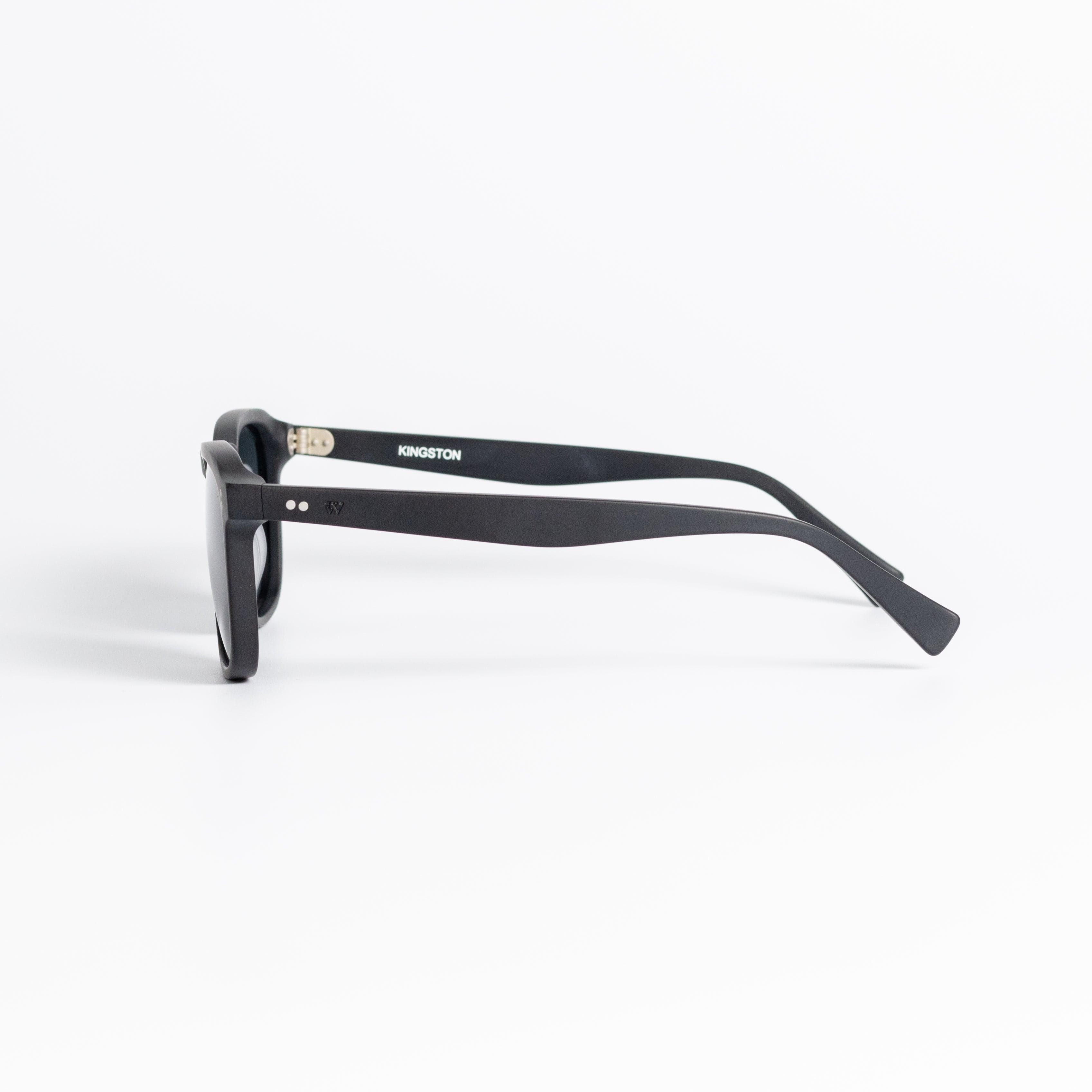Walter Hill Sunglasses Matte Black / Standard / Polarized Cat.3 KINGSTON - Matte Black