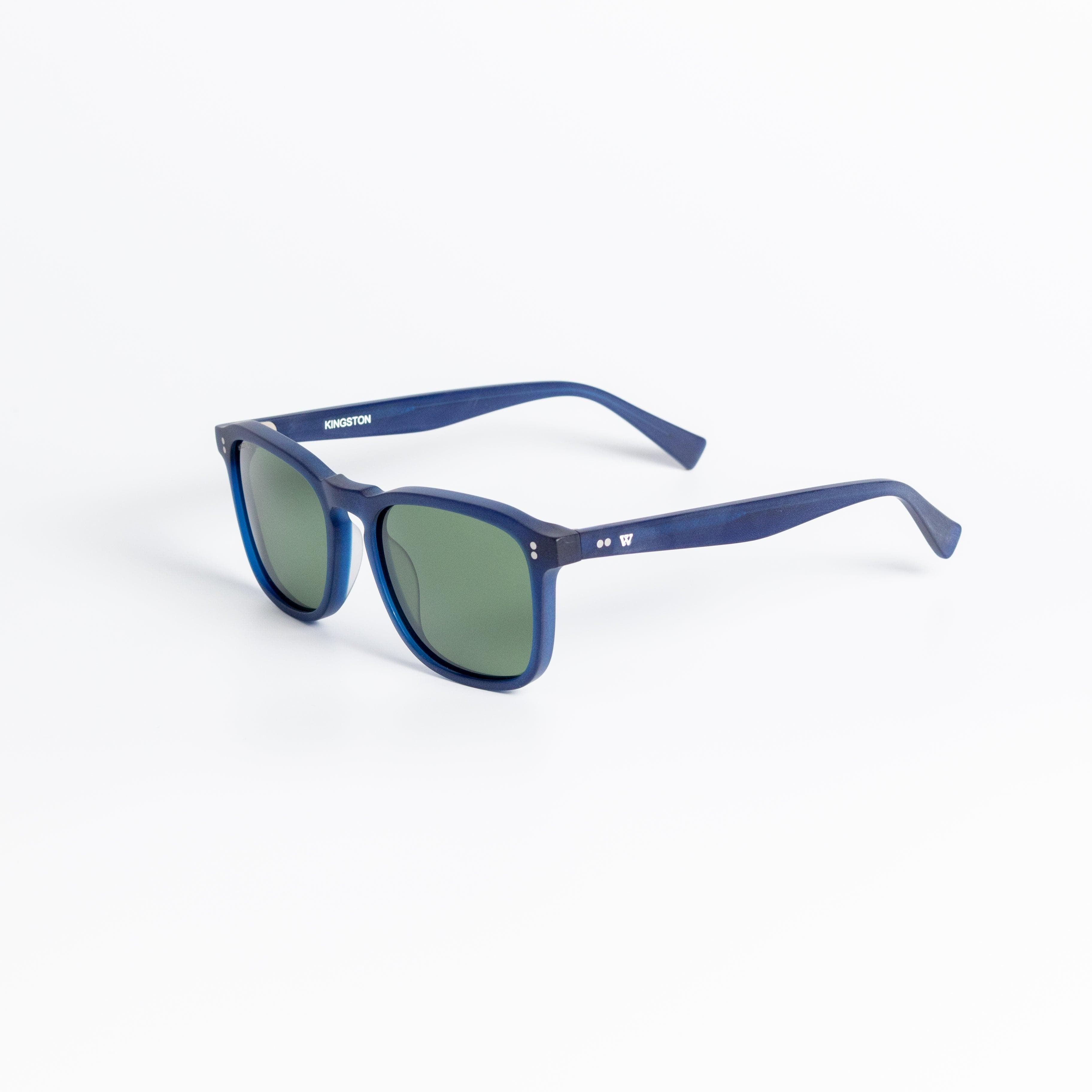 Walter Hill Sunglasses Matte Blue / Standard / Polarized Cat.3 KINGSTON - Matte Blue