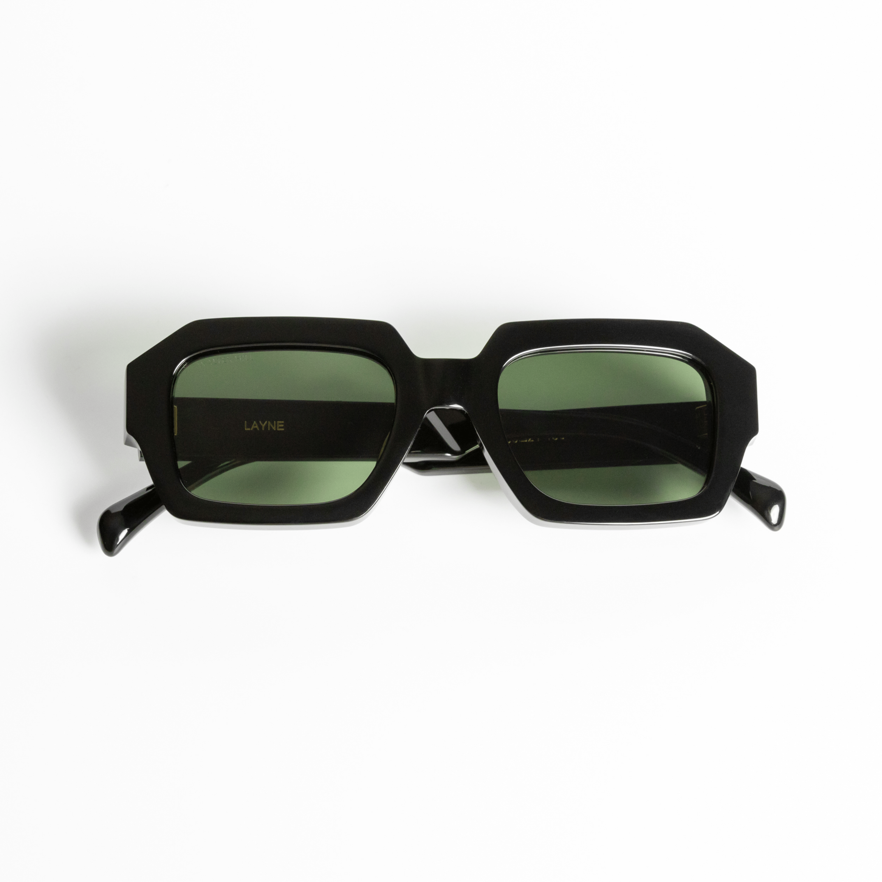 Walter Hill Sunglasses Black / Standard / Polarized Cat.3 LAYNE - Black - Green