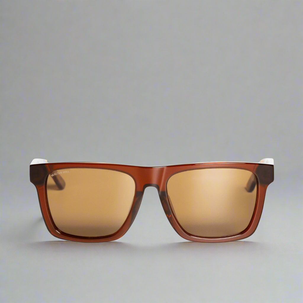 Walter Hill Sunglasses Medium/Large / Polarized Cat.3 / Mazzucchelli Acetate AALTO - Havana - Two-Tone