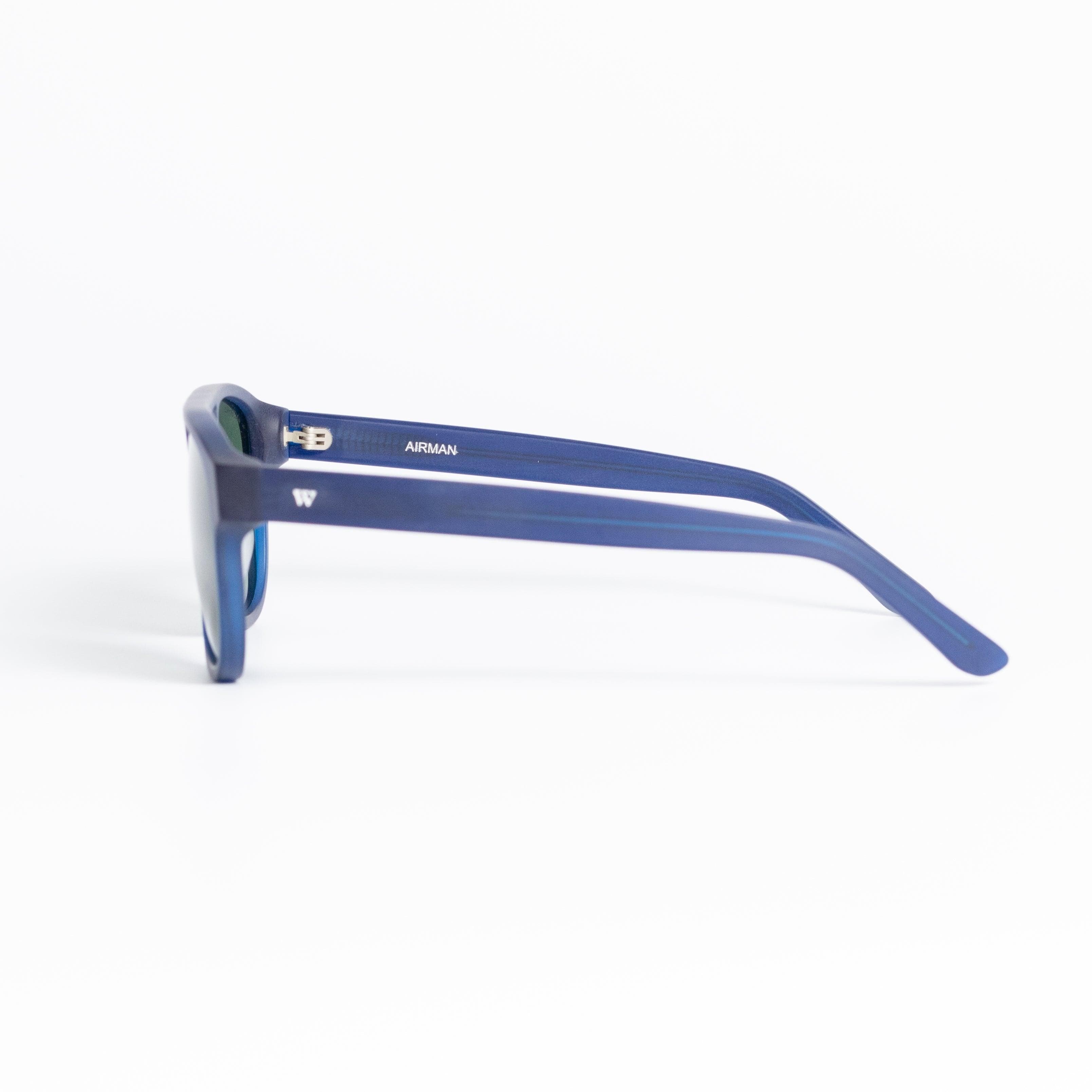 Walter Hill Sunglasses Matte Blue / Standard / Polarized Cat.3 AIRMAN - Matte Blue