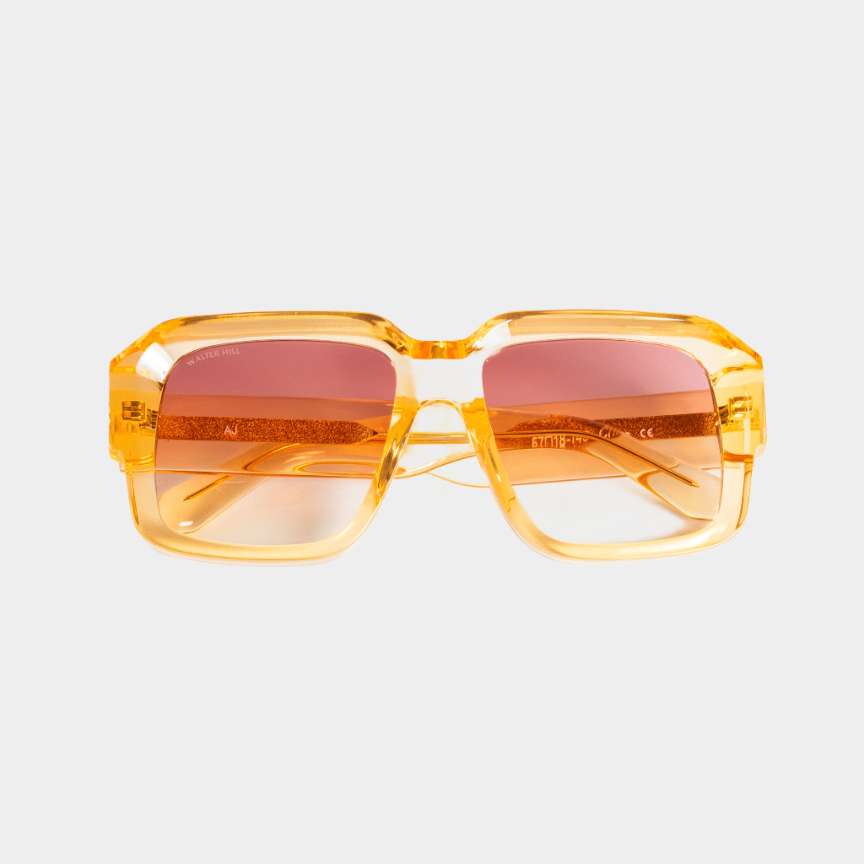 Walter Hill Sunglasses Medium/Large / Cat.2 / Mazzucchelli Acetate AJ - Satsuma