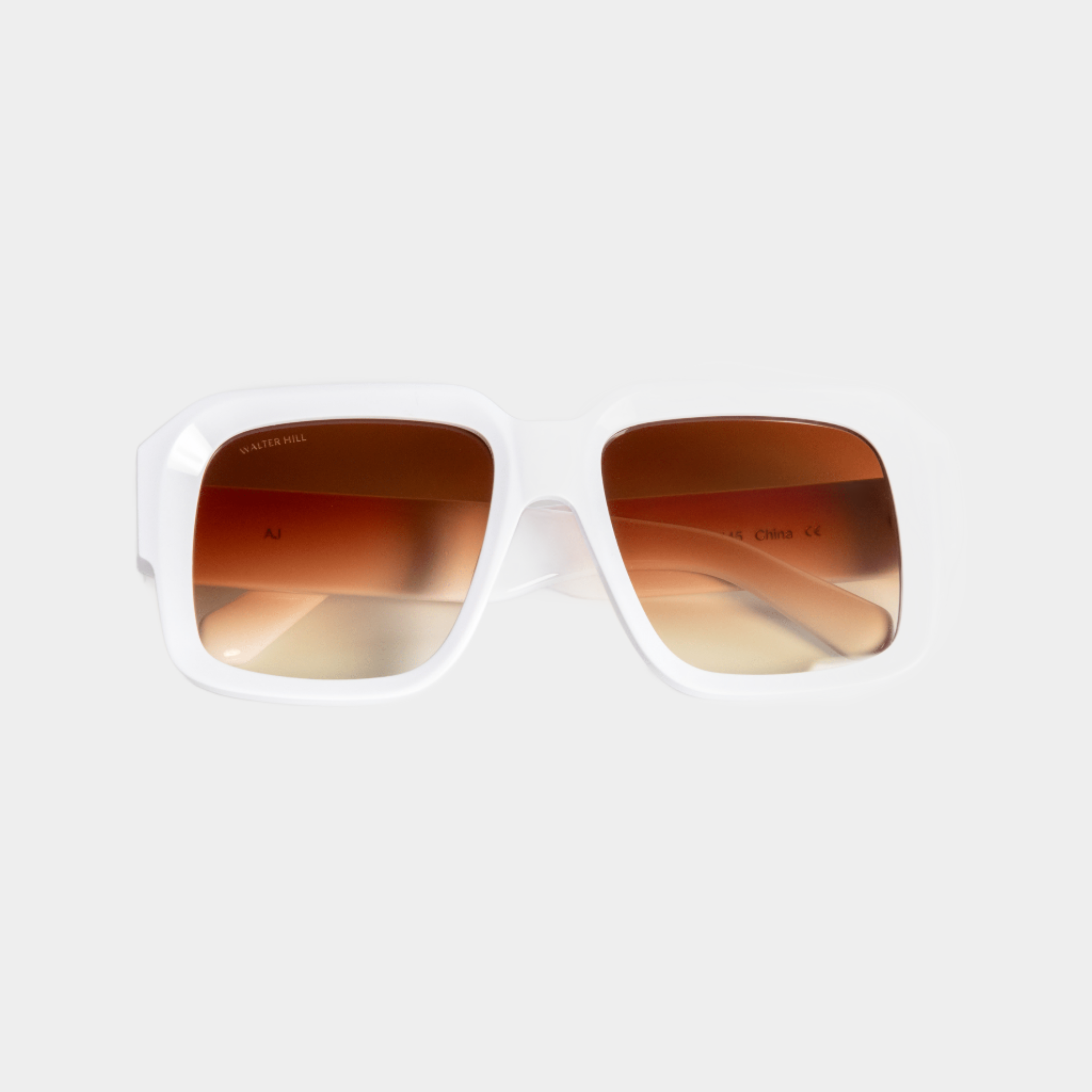 Walter Hill Sunglasses Medium/Large / Cat.2 / Mazzucchelli Acetate AJ - White