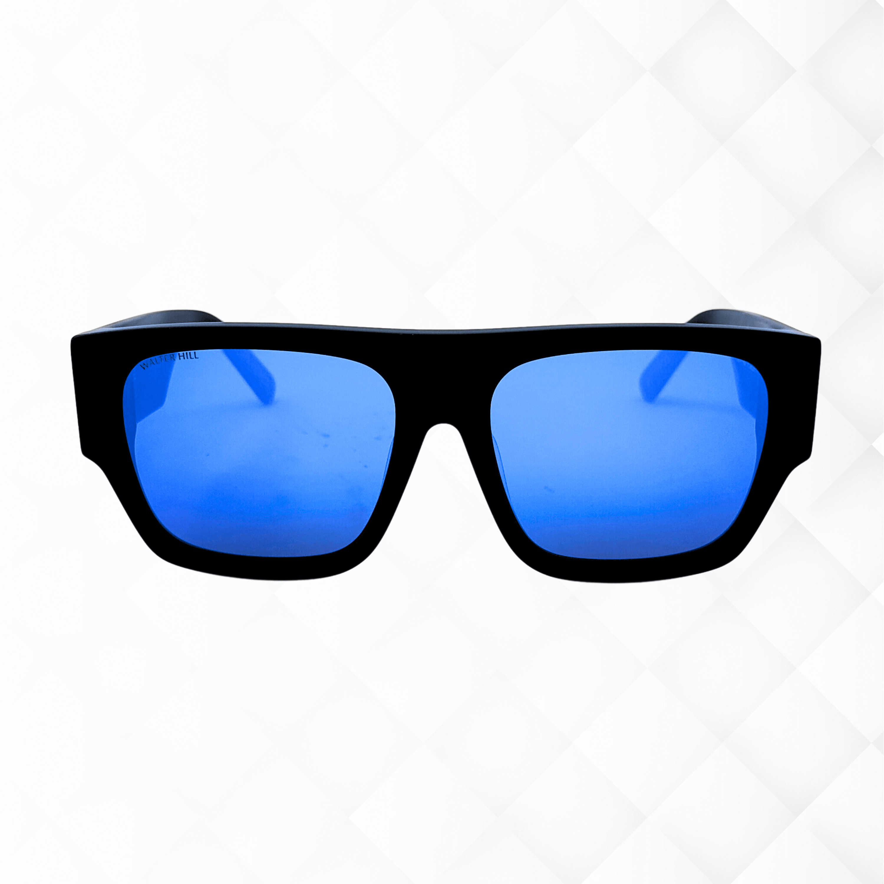 Walter Hill Sunglasses AZURE - Matte Black - Blue