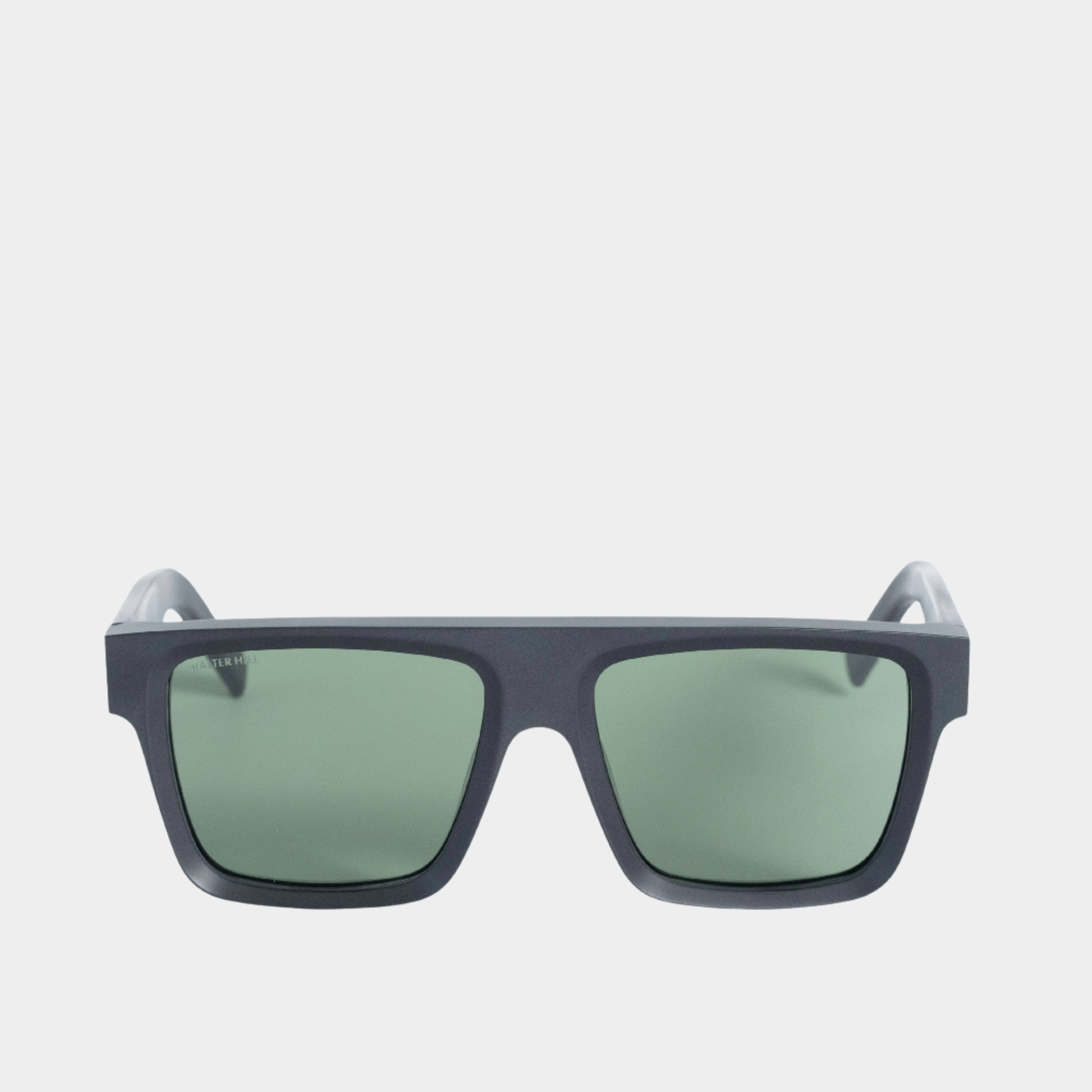 Walter Hill Sunglasses Oversized / Matte Black / Polarized Cat.3 BANKS - Matte Black - Green