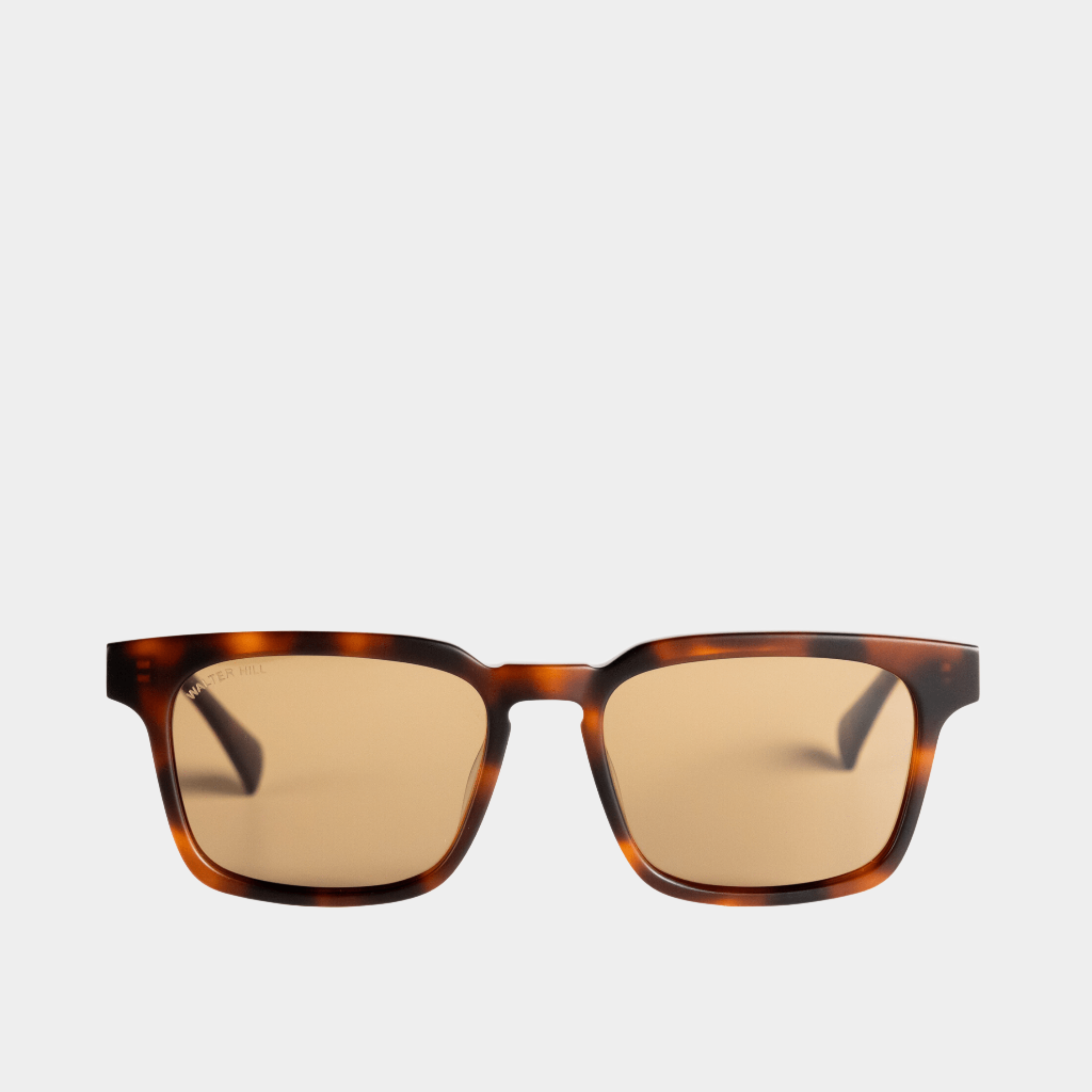 Walter Hill Sunglasses Oversized / Polarized Cat.3 / Mazzucchelli Acetate BENNY - Havana