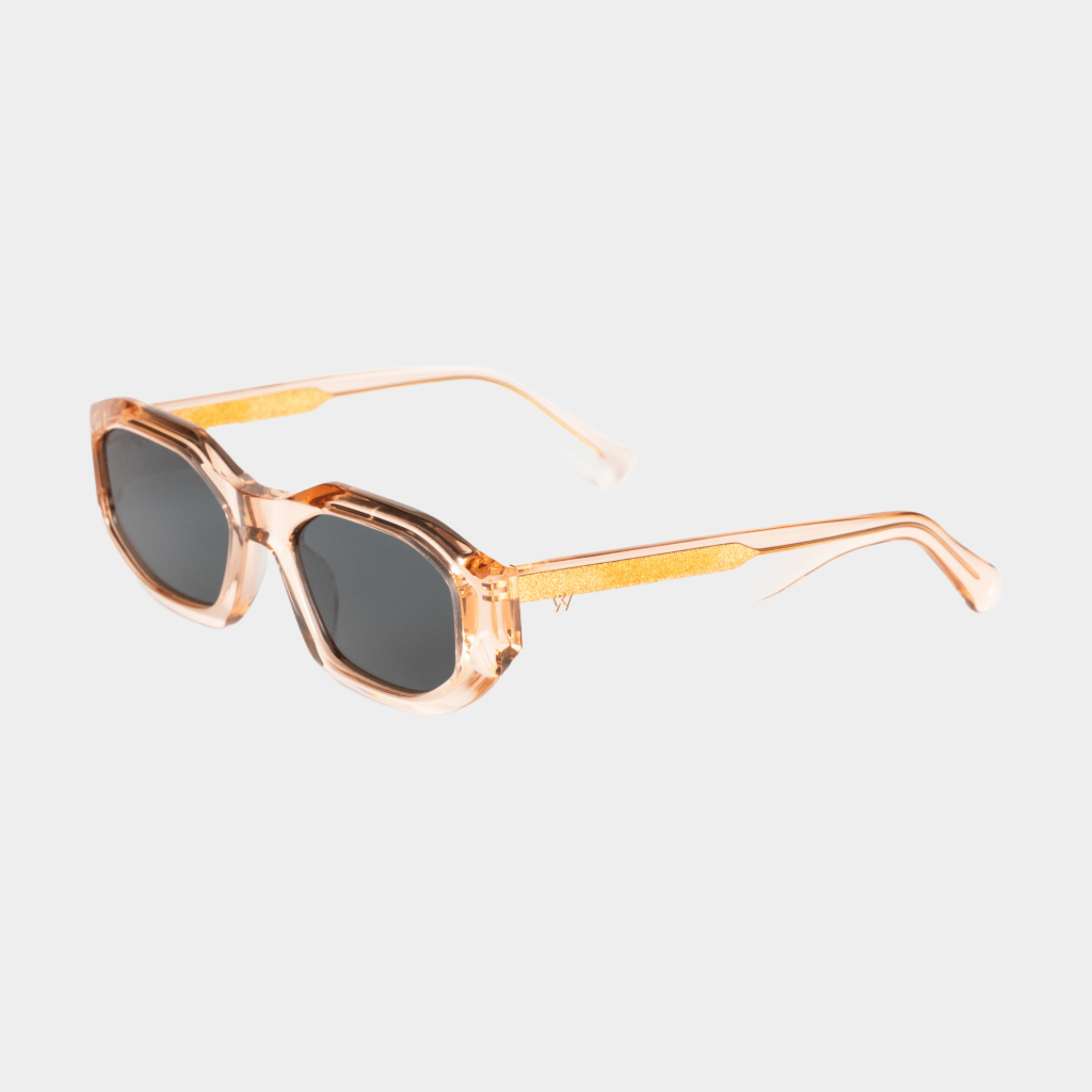 Walter Hill Sunglasses Medium/Large / Polarized Cat.3 / Mazzucchelli Acetate CORAL - Champagne