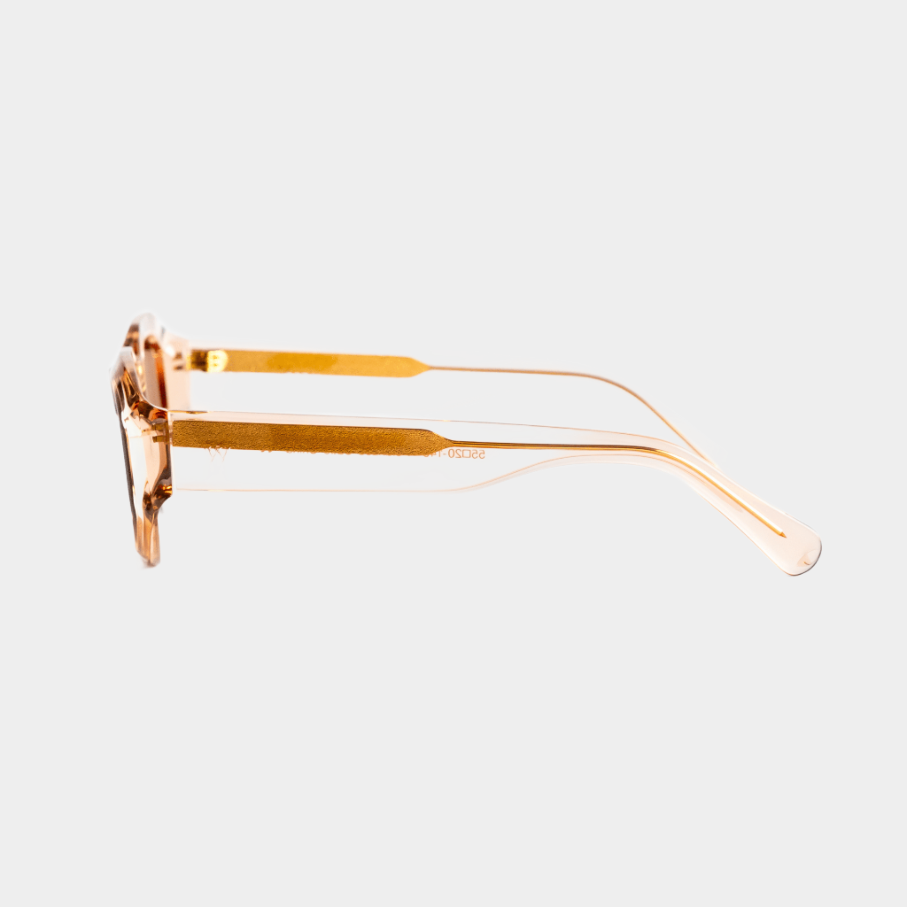 Walter Hill Sunglasses Medium/Large / Polarized Cat.3 / Mazzucchelli Acetate CORAL - Champagne