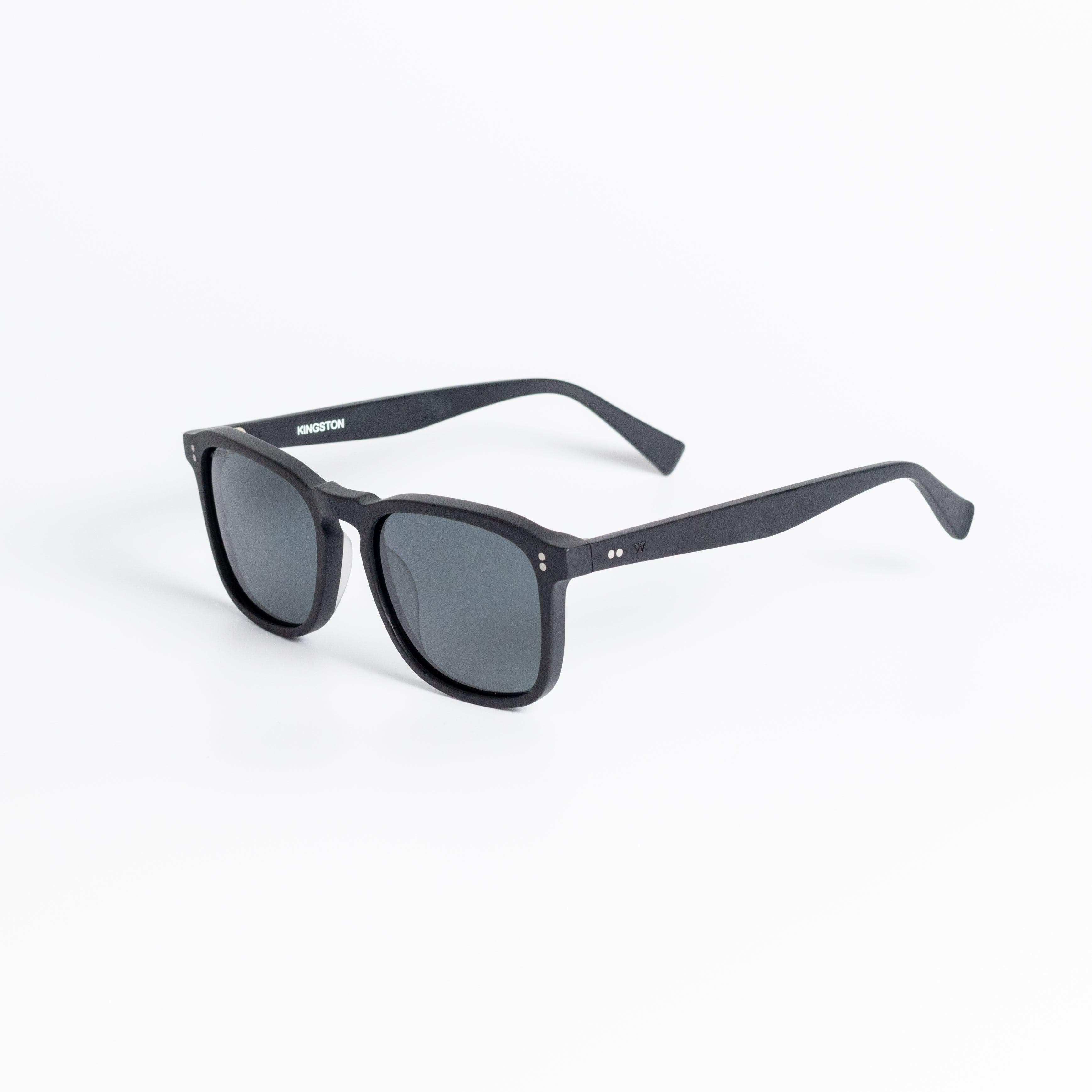 Walter Hill Sunglasses Matte Black / Standard / Polarized Cat.3 KINGSTON - Matte Black