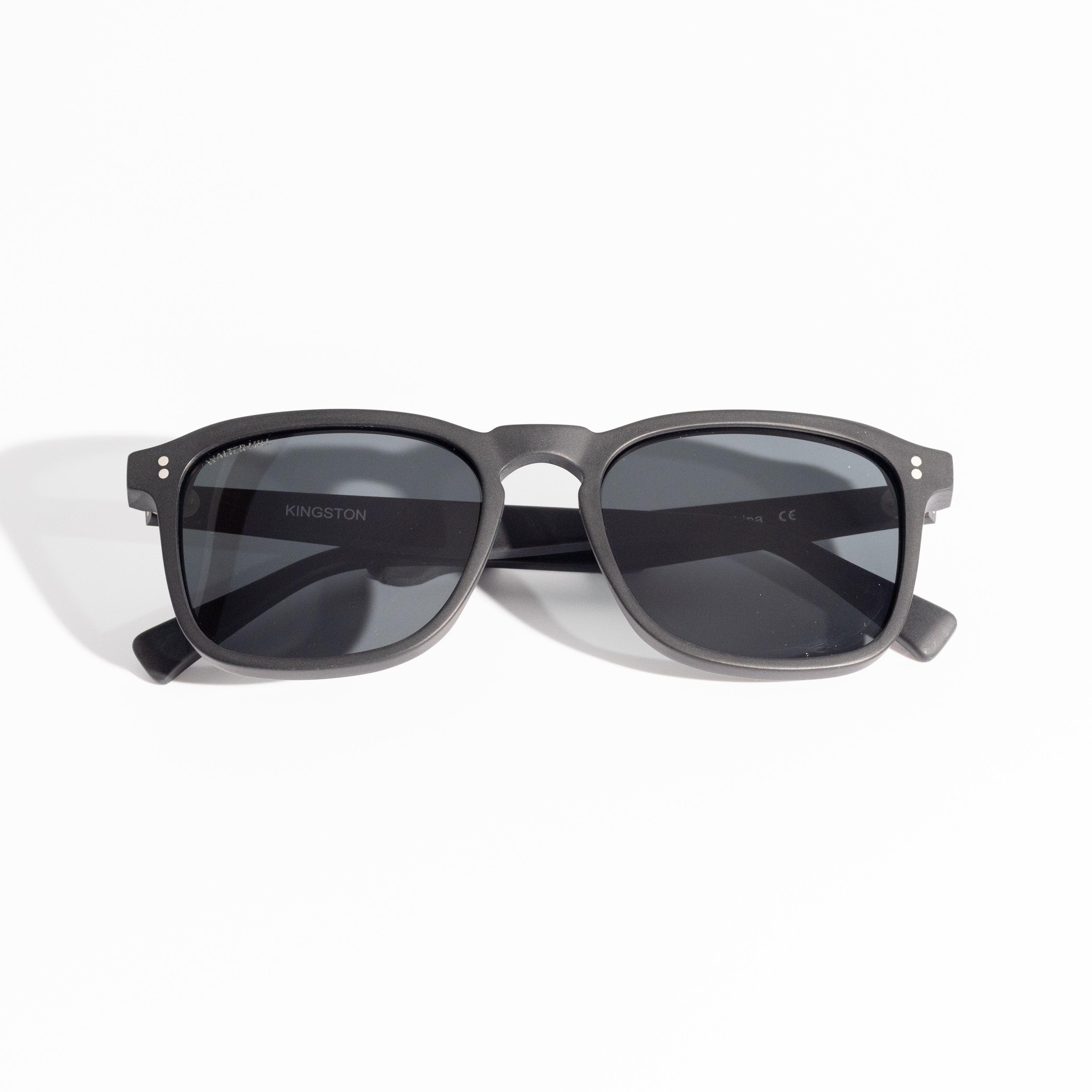 Walter Hill Sunglasses Matte Black / Standard / Polarized Cat.3 KINGSTON - Matte Black