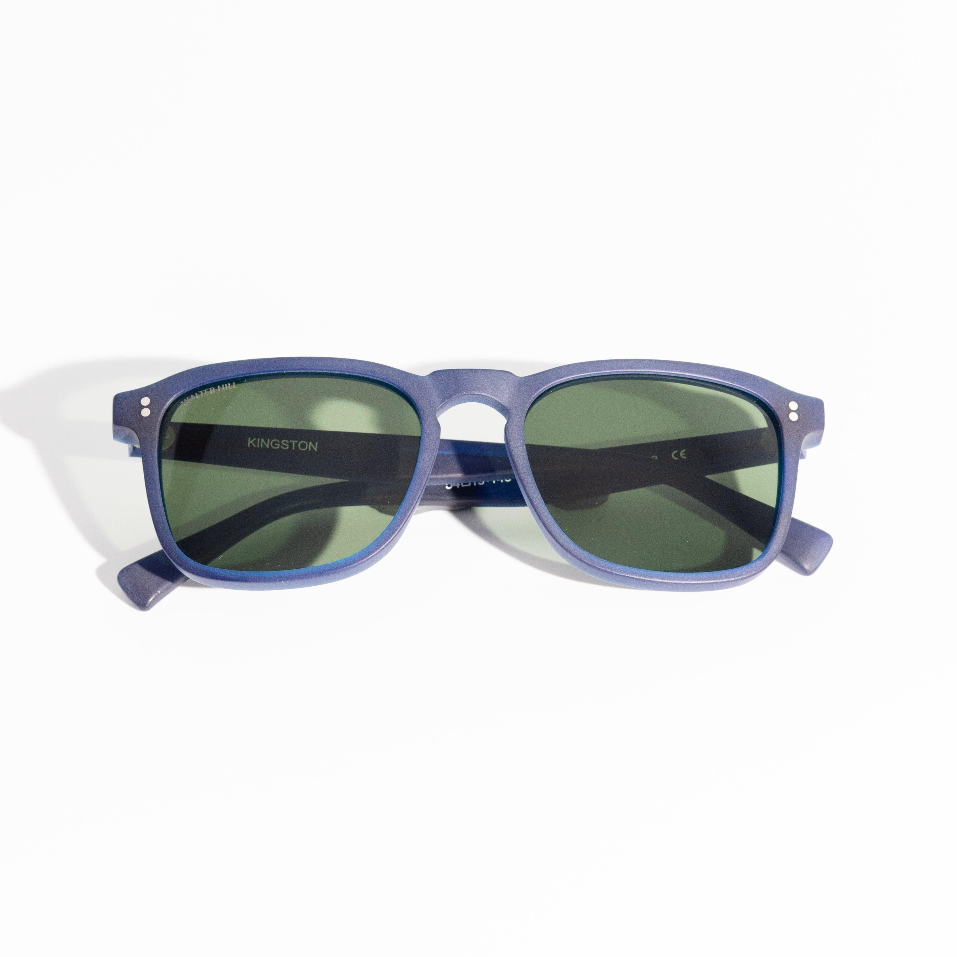 Walter Hill Sunglasses Matte Blue / Standard / Polarized Cat.3 KINGSTON - Matte Blue