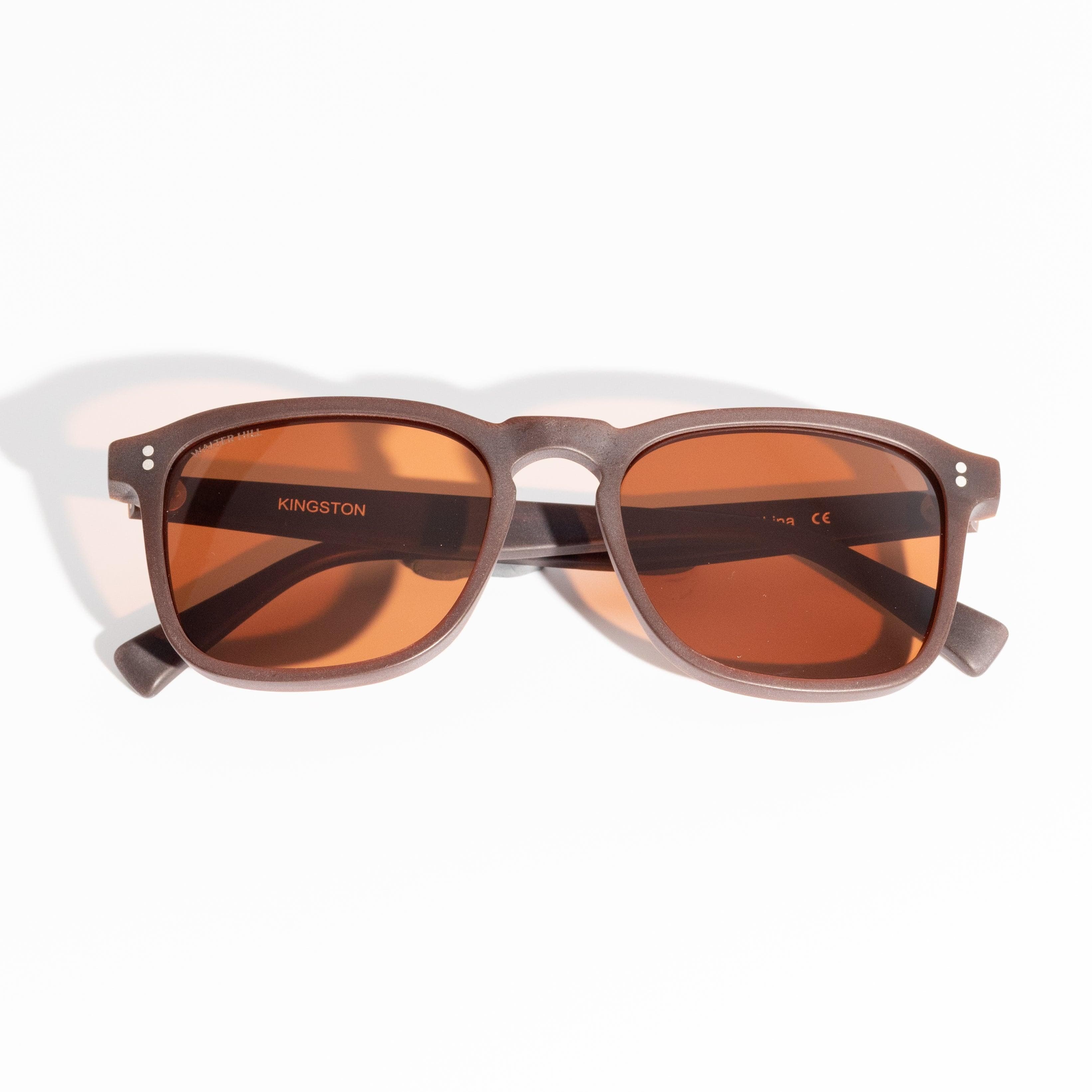 Walter Hill Sunglasses Matte Brown / Standard / Polarized Cat.3 KINGSTON - Matte Brown