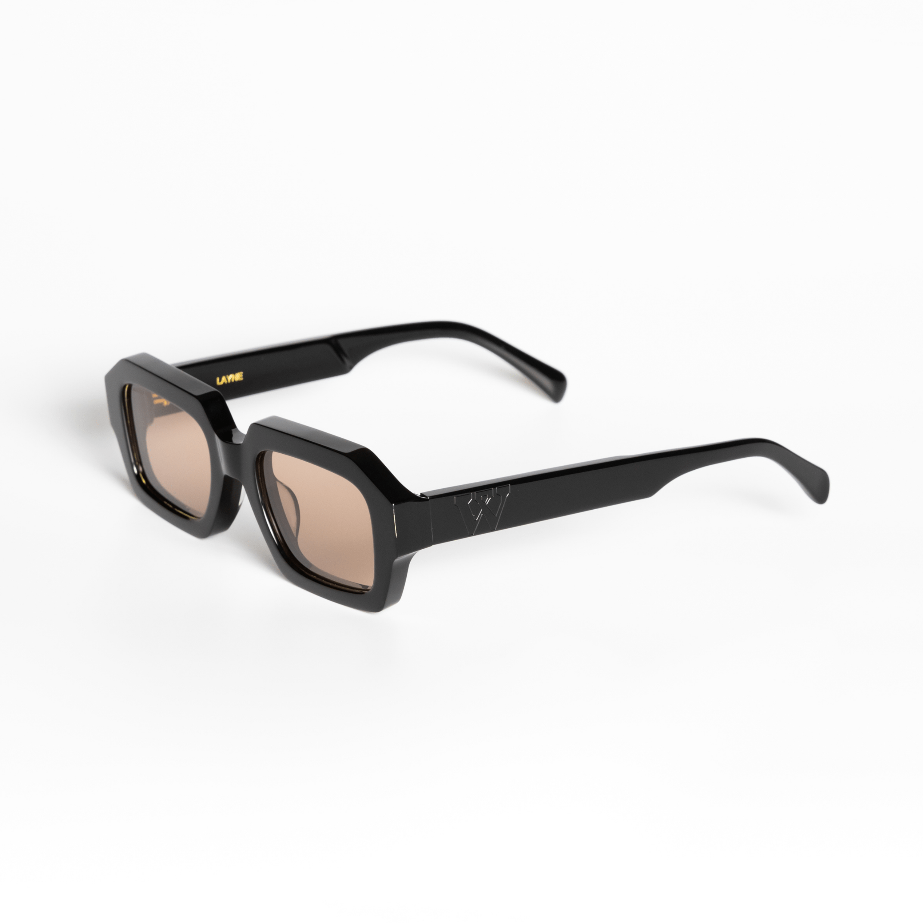 Walter Hill Sunglasses Black / Standard / Polarized Cat.3 LAYNE - Black - Café