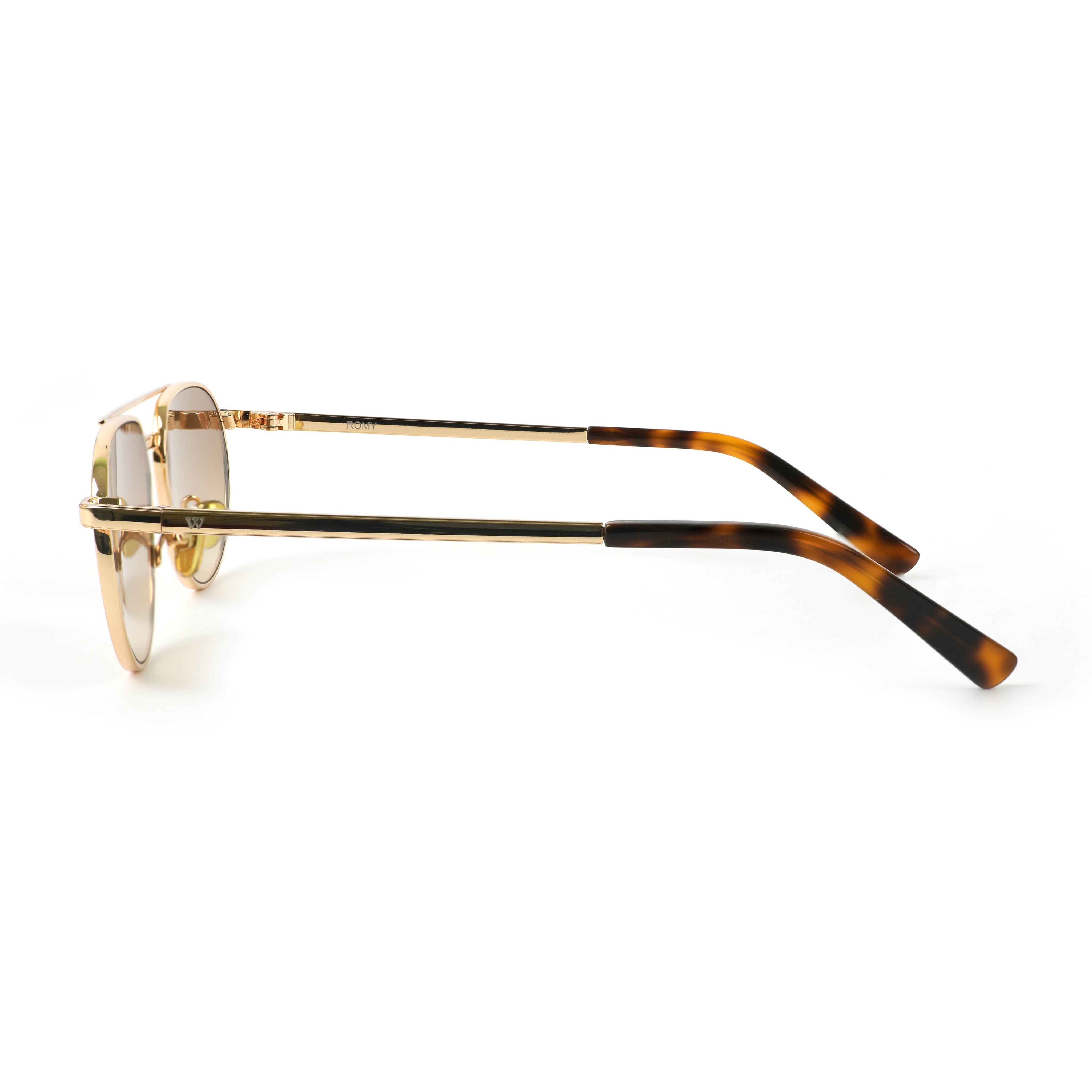 WALTER HILL Sunglasses ROMY - Gold / Light Brown