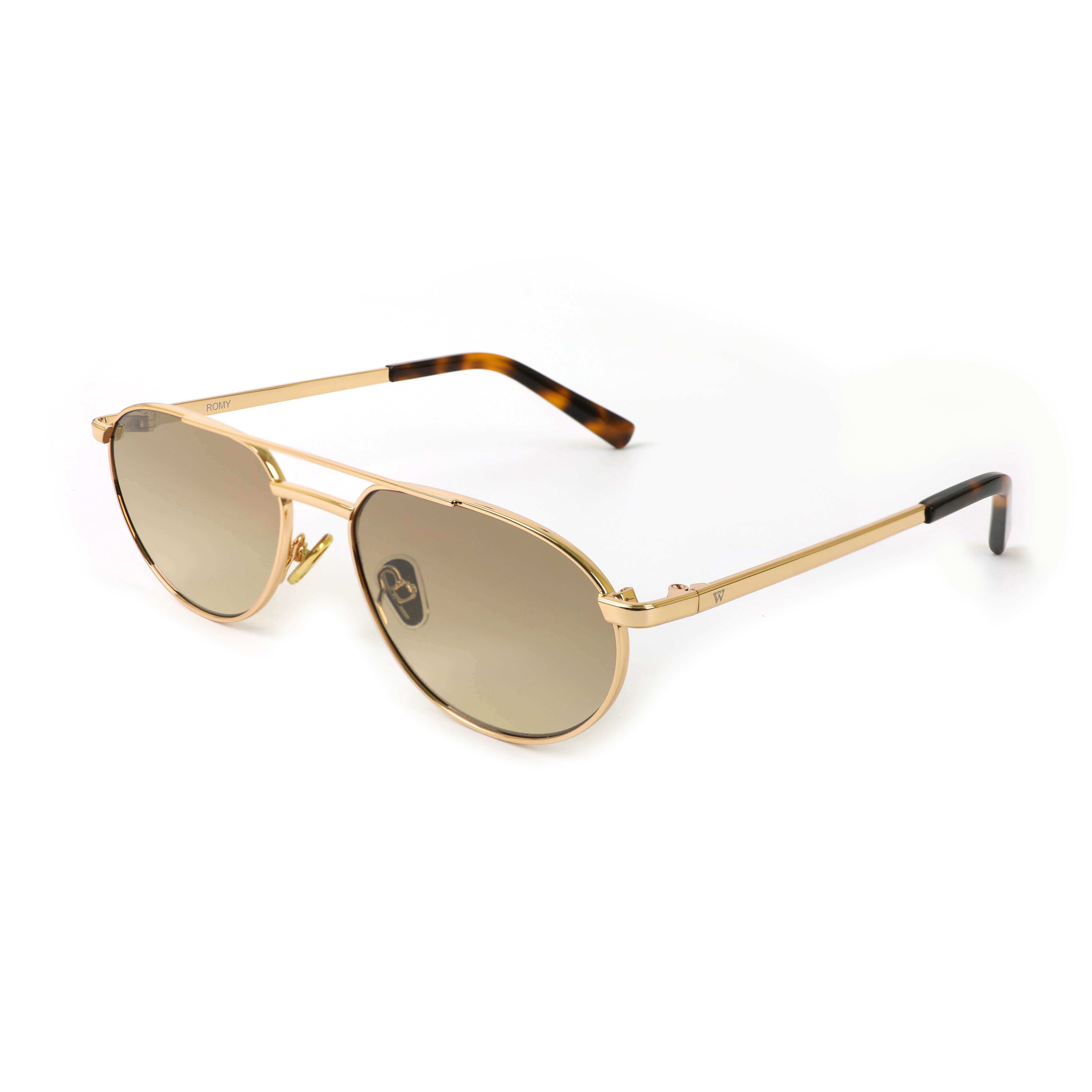 WALTER HILL Sunglasses ROMY - Gold / Light Brown