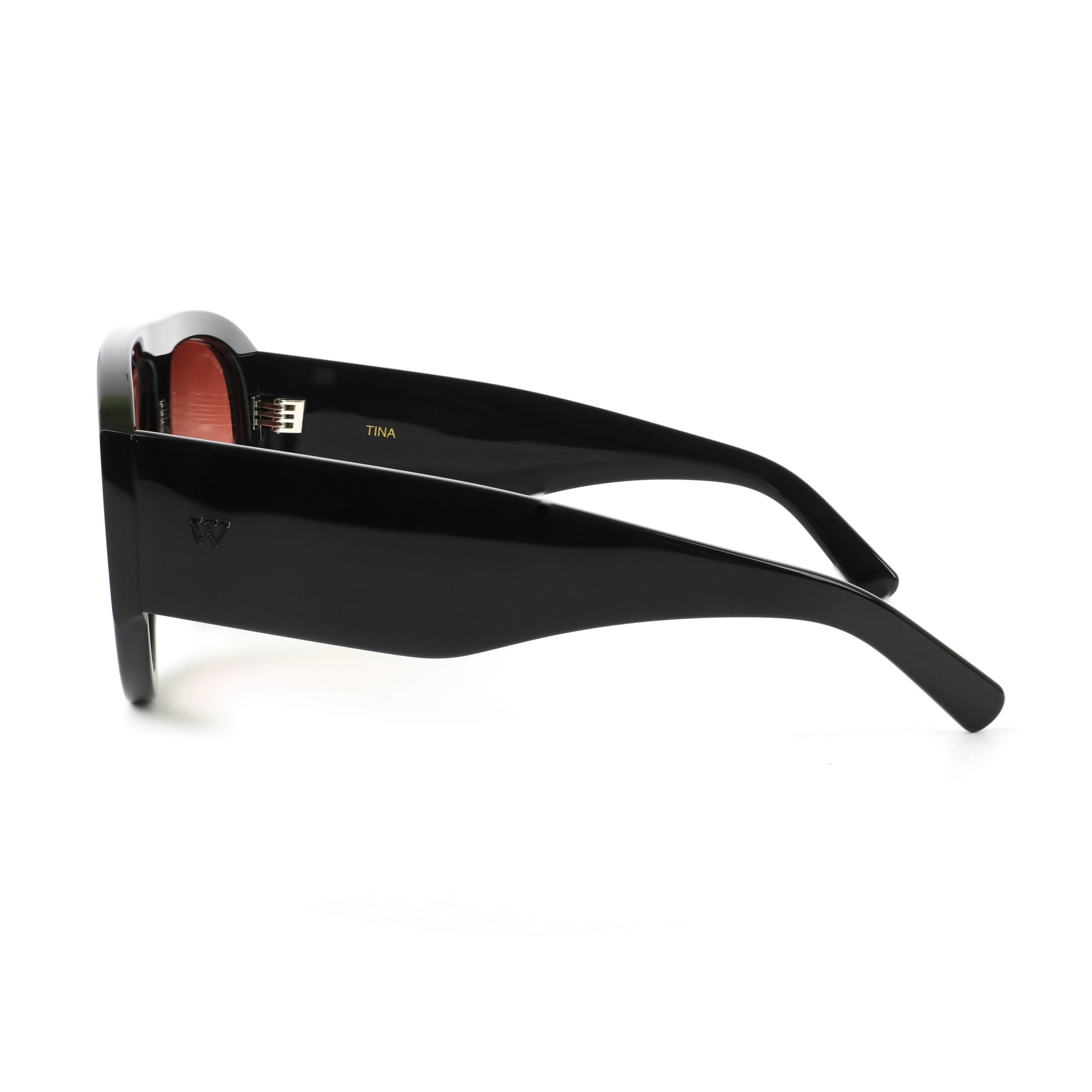 WALTER HILL Sunglasses TINA - Black/Ruby Red Gradient