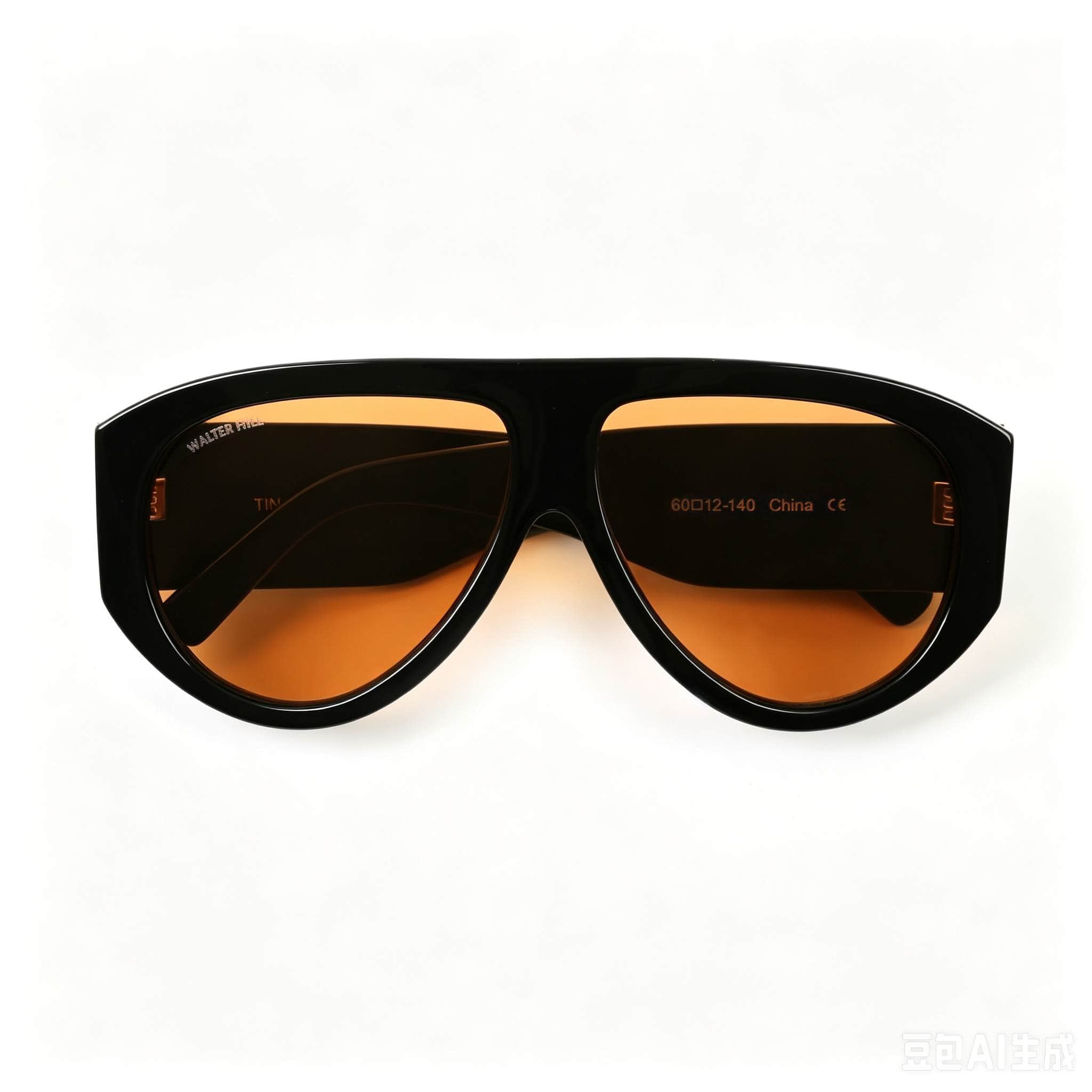 WALTER HILL Sunglasses TINA - Black / Sunset Orange