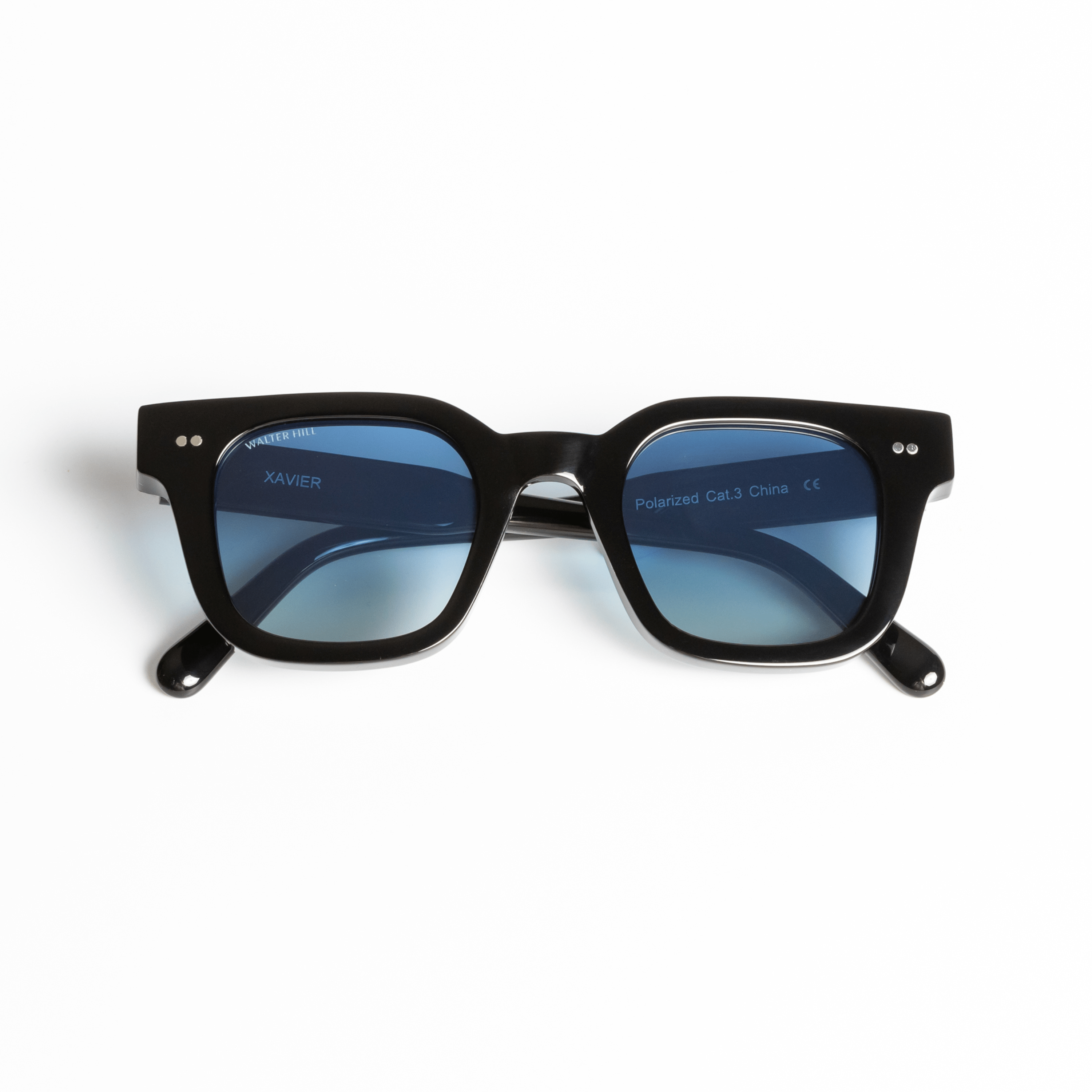 Walter Hill Sunglasses Black / Standard / Polarized Cat.3 XAVIER - Black - Sapphire