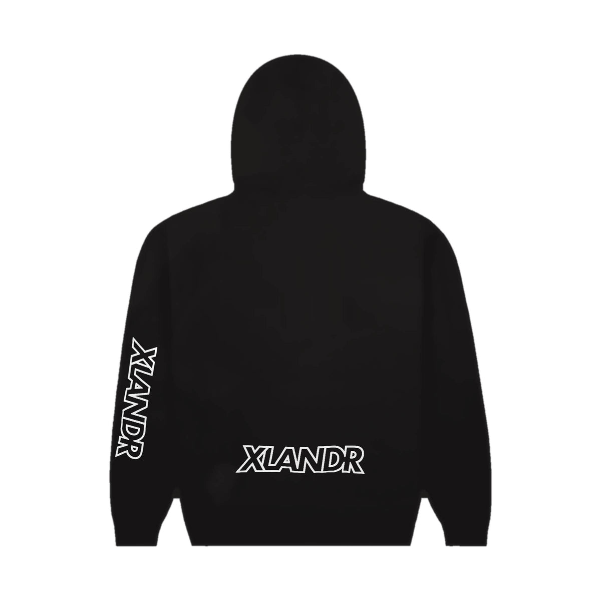 XLANDR Sweatshirt XLANDR | Multi-Logo Black Hoodie